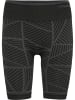 Hummel Hummel Shorts Hmlmt Yoga Damen Atmungsaktiv Feuchtigkeitsabsorbierenden Nahtlosen in BLACK/ASPHALT MELANGE