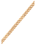faina Women Curb Chain Link Bracelet in Rose Gold