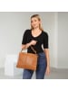 Florence Leder Schultertasche Florence Tasche tan, hellbraun ca. 37cm