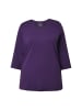Ulla Popken Shirt in dunkelviolett