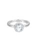 Lulu & Jane Ring aus Messing mit Zirkonia in silber