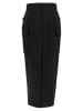 Rick Owens Schwarz Wolle Midi Rock