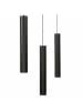Licht-Erlebnisse Pendelleuchte (B)6.5 x (L)62 x (T)130 cm in Schwarz