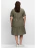 sheego Midikleid in khaki