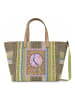 Oilily Stripes Shopper Tasche 28 cm woodbine
