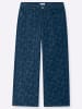 sheego Jeans in dark blue-gemustert