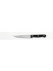 Gourmet Maxx Messerset mit Messerblock 6-tlg. schwarz/silber Schwarz
