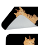 Mr. & Mrs. Panda Badteppich Einhorn Katze ohne Spruch in Schwarz