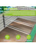 ABRIHOME Hochbeet in Grün 190x90x64 cm Metall offener Boden für Garten Terrasse