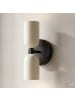 home24 Akku-Wandleuchte NIMI in Creme / Schwarz