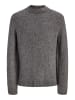 Jack & Jones Strickpullover in Dark Grey Melange