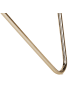 Beliani Beistelltisch MERIDIAN in Weiß/Gold - (W) 50 x (H) 55 x (L) 50 cm