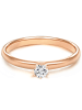 Trilani Ring Sterling Silber Zirkonia in roségold