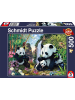 Schmidt Spiele Pandafamilie am Wasserfall | Puzzle Standard 500 Teile