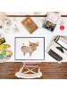 Mr. & Mrs. Panda Schreibunterlage Sternzeichen Stier ohne Spruch in Weiß