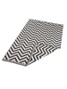 NORTHRUGS In- & Outdoor Wendeteppich Palma Schwarz Creme