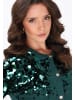 faina Women Cardigan in emerald