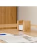 relaxdays Zettelbox in Natur - (B)10,5 x (H)10,5 x (T)10,5 cm