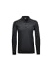 Ragman Poloshirt langarm in schwarz