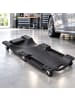 relaxdays Rollbrett Werkstatt in Schwarz - (B)48 x (H)12 x (T)102 cm