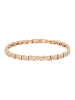 faina Women Bracelet With Rhinestones in Rose Gold