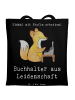Mr. & Mrs. Panda Tasche Buchhalter Leidenschaft mit Spruch in Schwarz