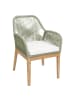 MCW Gartenstuhl H56b, Grün Kissen creme