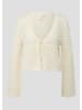 QS Strickjacke in 0300_creme