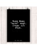 Mr. & Mrs. Panda Poster Wenn Mama "nein" sagt,... mit Spruch in Schwarz