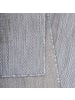 KADIMA DESIGN Teppich Outdoor Flachgewebe Uni-Design Polypropylen Balkon in Silber