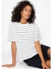 SASSYCLASSY Gestreiftes T-Shirt in Offwhite