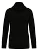 CASH-MERE.CH Rollkragen Pullover in Schwarz