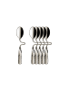 Villeroy & Boch 6er Set Espresso-/Mokkalöffel NewWave Caffè Spoon in 12 cm in silber