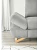 Furn.Design Ecksofa hellgrau Struktur-Stoff, Wohnzimmer Sofa