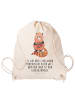 Mr. & Mrs. Panda gymnastiktasche Roter Panda mit Spruch in Creme