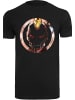 F4NT4STIC T-Shirt T-Shirt 'Marvel Iron Man Montage Symbol' in schwarz