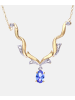 Diamant L'éternel Halskette aus 375 Gelbgold mit Diamant mit Tansanit