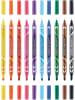 Herlitz Faserschreiber-Feinliner my.pen 2 Spitzen Packung mit 10 Stück
