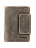 Greenland Nature Stone Geldbörse Leder 10 cm Handyfach stone