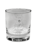 Mr. & Mrs. Panda Whiskeyglas Otter Blumenstrauß ohne Spruch in Transparent