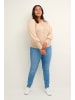 KAFFE curve Strickjacke KClizzy in Feather Gray Melange