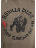 Gorilla Wear Ärmelloser Kapuzenpullover Marshall – Armeegrün – Größe M