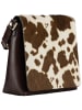 Jost Bodybag Furry Cow Shoulder Bag M in Brown