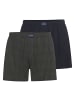 CECEBA Boxershort 2Er Pack in grün-dunkel-Allover