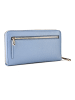 Esquire Alexandria Geldbörse RFID Schutz Leder 19 cm in hellblau