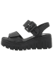 rieker Keilsandalette in schwarz