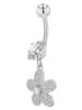 Adeliás Damen Piercing aus Edelstahl in silber