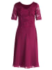 Vera Mont Cocktailkleid mit Spitze in Sweet Berry