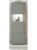Furn.Design Vitrine Salbei grün, Barista Eiche 50 x 150 cm, Vitrinenschrank halbhoch