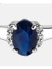 Diamant L'éternel Ring aus 375 Weißgold mit Diamant mit Saphir